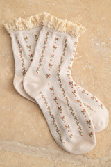 Blossom Lace Ruffle Socks