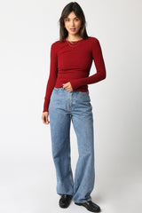 The Celeste Ribbed Top