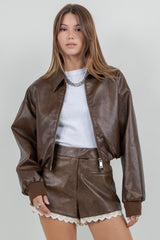 Luxe Bubble Moto Jacket