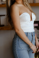 Stellar White Bodysuit