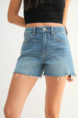 Cut Off Denim Shorts