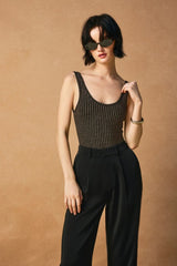 Luna Luxe Ribbed Bodysuit