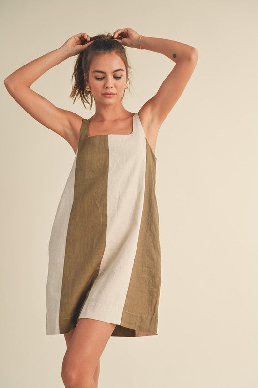 Callie Linen Mini Dress