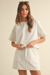 Casually elevated Top