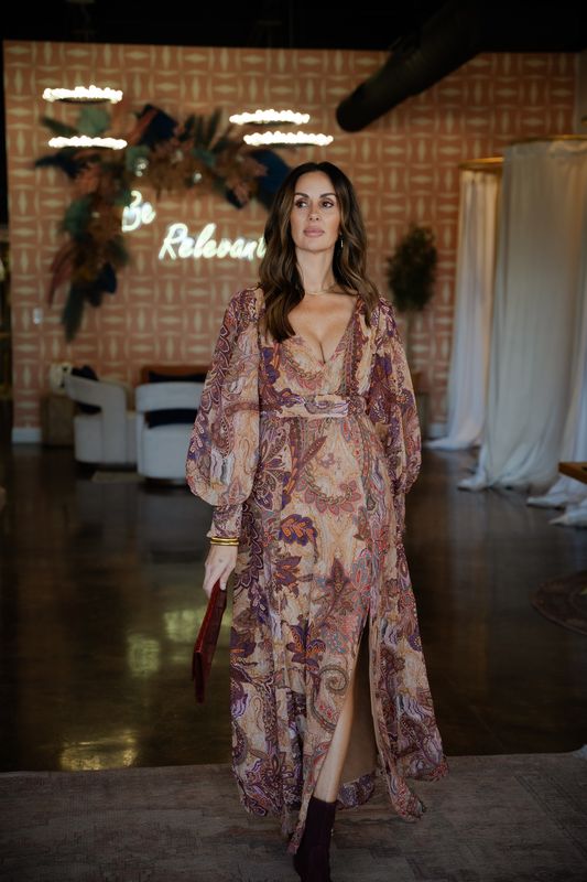 Boheme Muse Paisley Maxi Dress