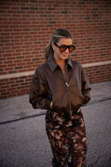 Luxe Bubble Moto Jacket