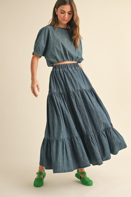 Aubrey Tiered Skirt