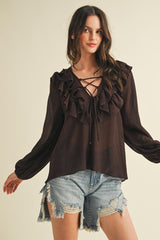 Cocoa Ruffle Breeze