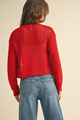 Cherry Knit Sweater