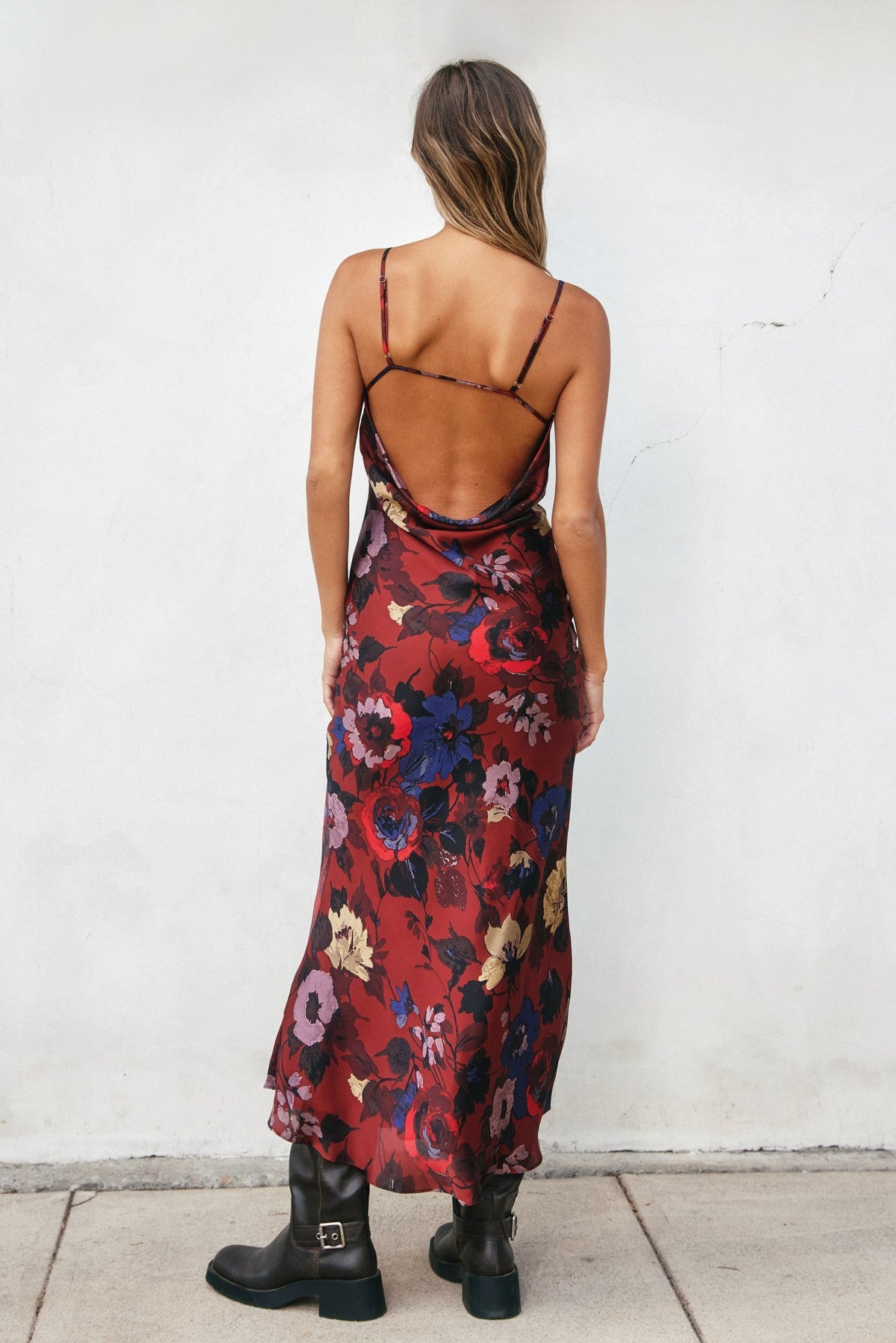 The Seraphina Satin Maxi Dress