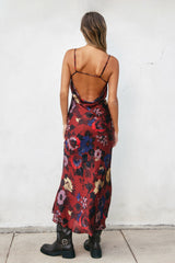 The Seraphina Satin Maxi Dress