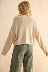 Cloudlight Button Cardigan