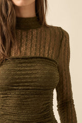 Verde Élan Lace Bodysuit