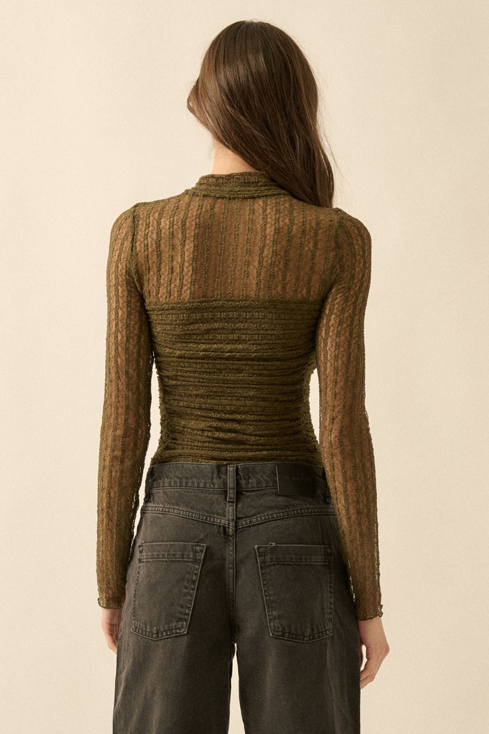 Verde Élan Lace Bodysuit