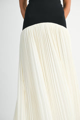 The Margot Pleated Maxi Dress