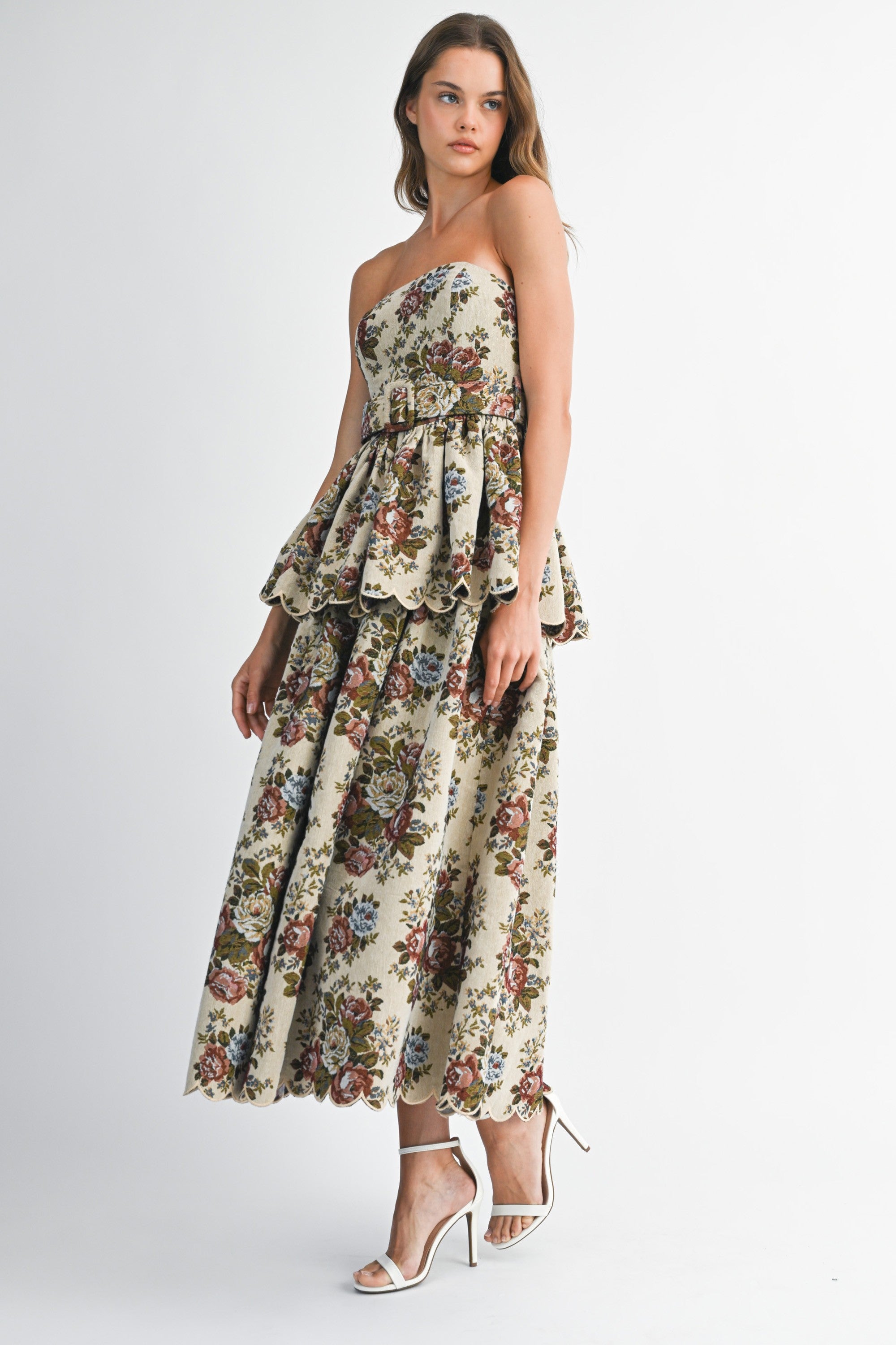 The Vivienne Tapestry Midi Dress