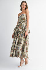 The Vivienne Tapestry Midi Dress