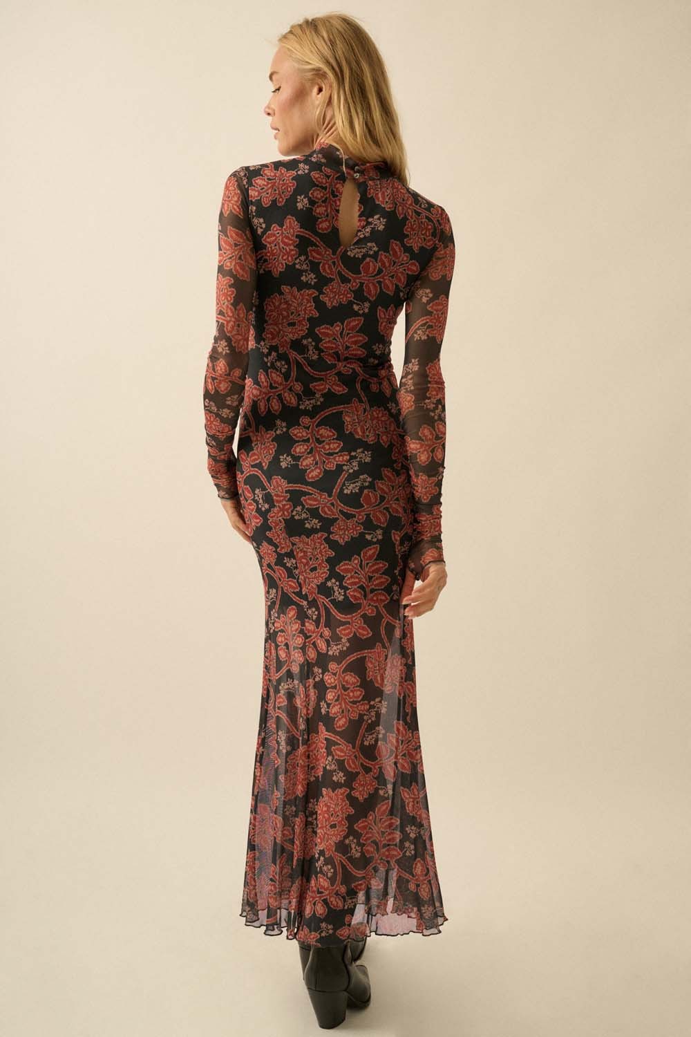 Midnight Bloom Maxi