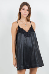 Midnight Muse Lace Babydoll Dress