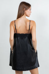 Midnight Muse Lace Babydoll Dress