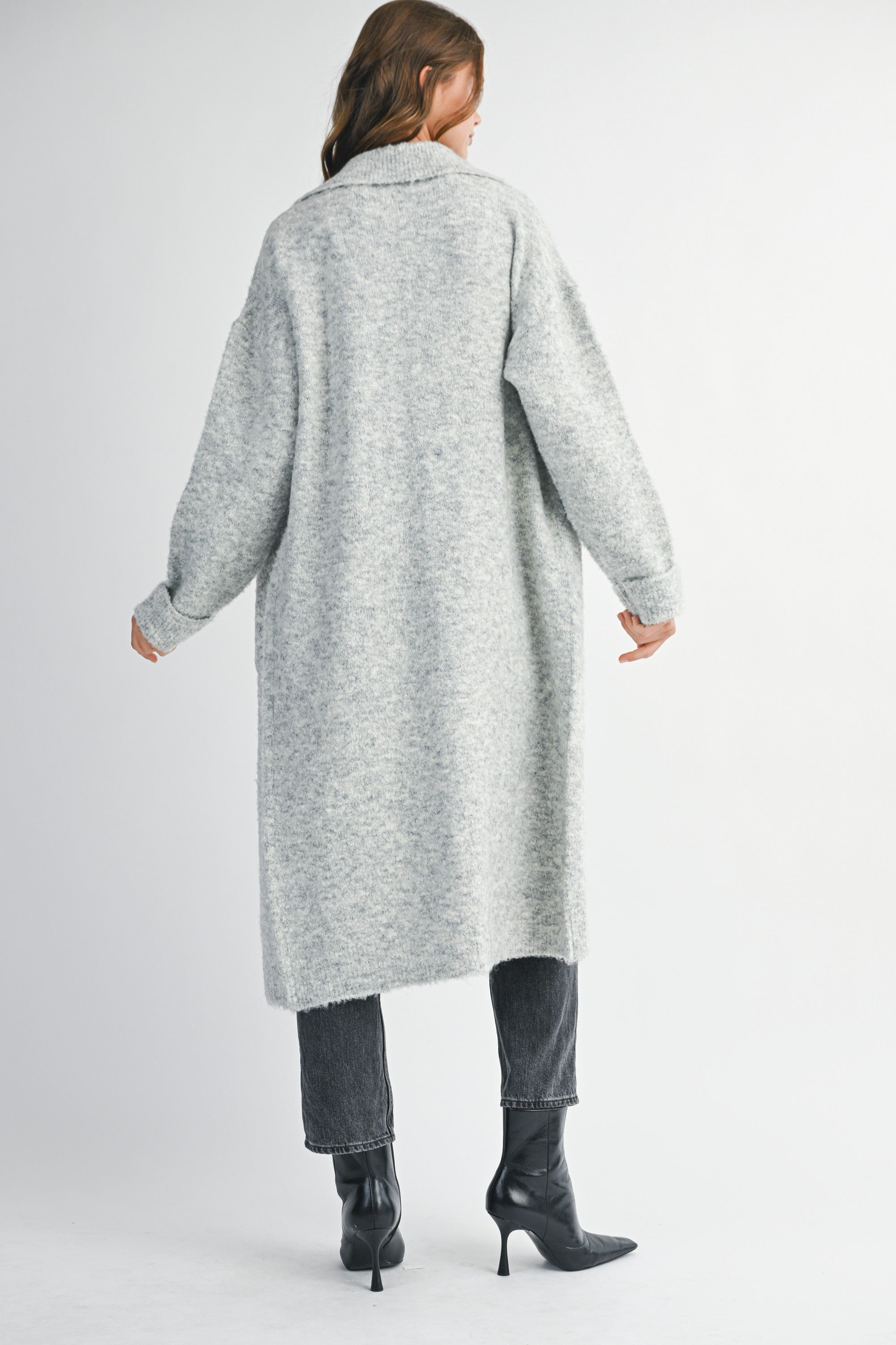 Cloudfall Knit Drape Cardigan