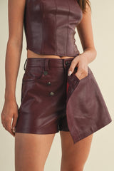 Crimson Crush Wrap Skort