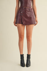 Crimson Crush Wrap Skort