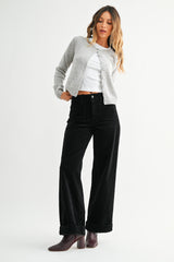 Jetset Corduroy Wide-Leg Pants