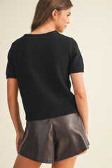 Noir Knit Crew