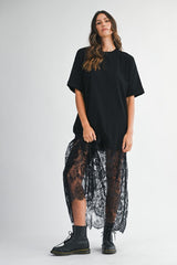 The Noir Lace Street Dress