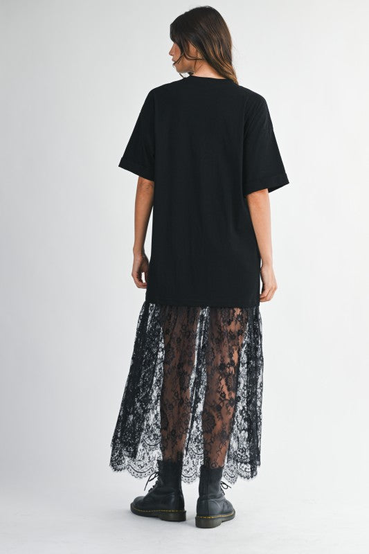 The Noir Lace Street Dress