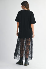 The Noir Lace Street Dress