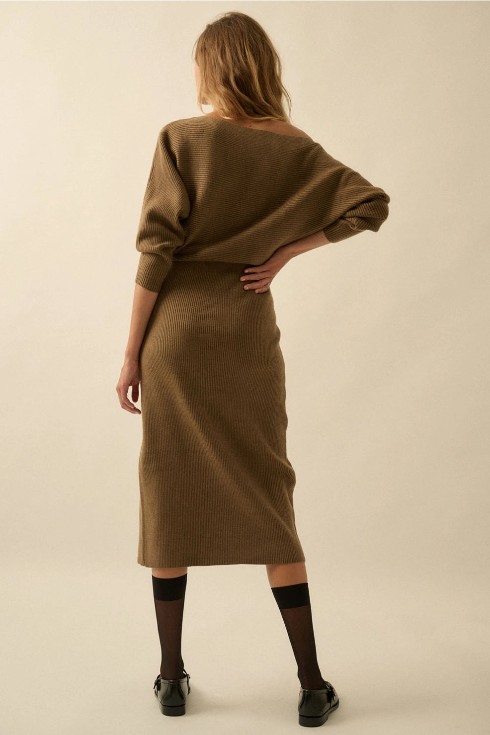 ienna One-Shoulder Sweater Dress