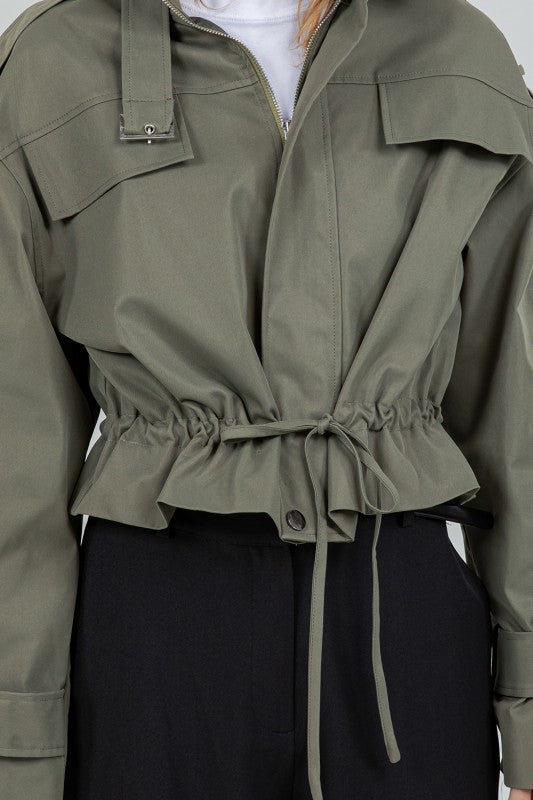 The Olive Arc Utility Coat
