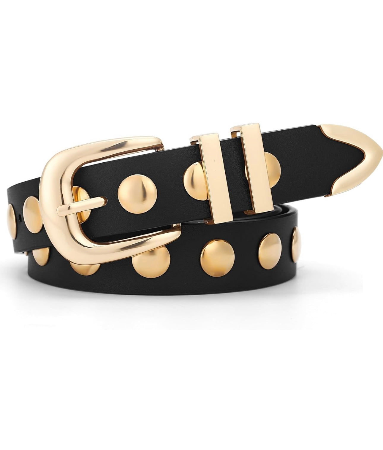 Midnight Edge Studded Belt