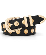 Midnight Edge Studded Belt