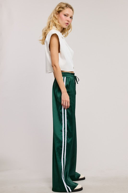 Evergreen Satin Pant