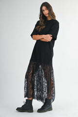 The Noir Lace Street Dress