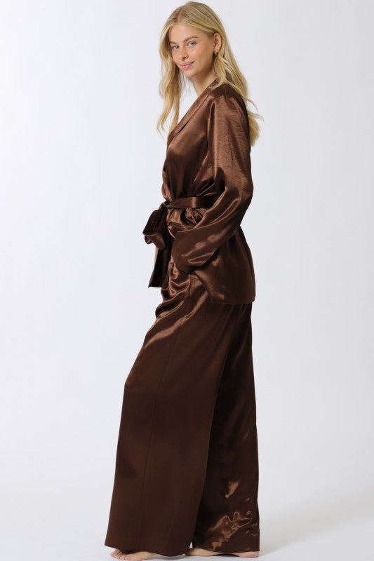 The Cocoa Sash Blazer