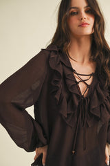 Cocoa Ruffle Breeze