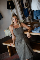 Gingham Maxi Dress