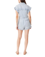 Crossfront Belted Romper