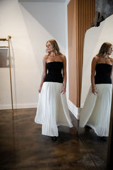 The Margot Pleated Maxi Dress