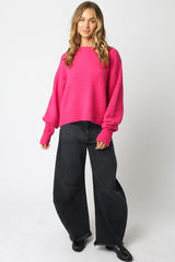 Sugarplum Fuzzy Knit