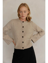 The Marlowe Cardigan -Tan