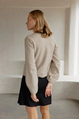 The Marlowe Cardigan -Tan