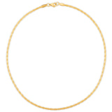 Calla Flat Rope Chain Necklace